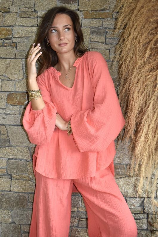 Santos Cushion Cotton Heathcliff Top Watermelon