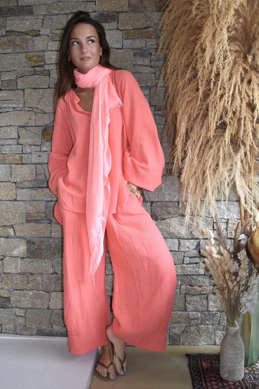 Santos Cushion Cotton Heathcliff Top Watermelon