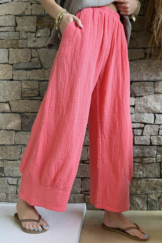 Santos Cushion Cotton Quirky 7/8 Pant Watermelon