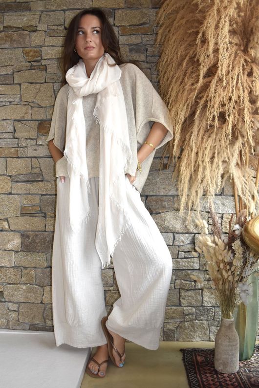 Santos Cushion Cotton Quirky Pant Calico