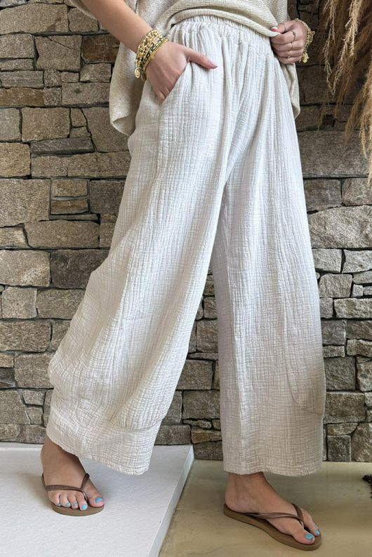 Santos Cushion Cotton Quirky Pant Calico