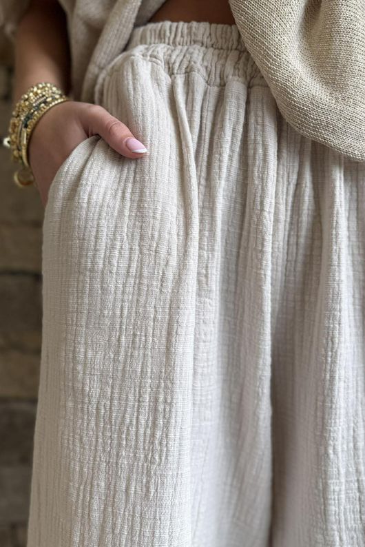 Santos Cushion Cotton Quirky Pant Calico