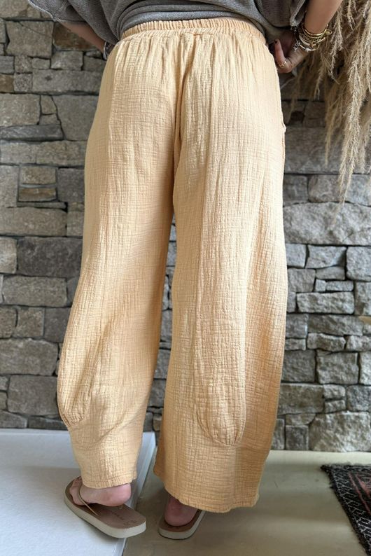Santos Cushion Cotton Quirky Pant Tuscan Sun