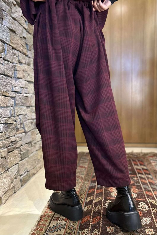 Highgrove Scuba Barrel Pant Burgundy