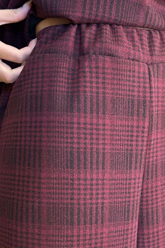 Highgrove Scuba Barrel Pant Burgundy