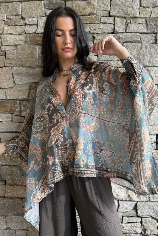 Seven Wonders Scarf Shirt B /9=