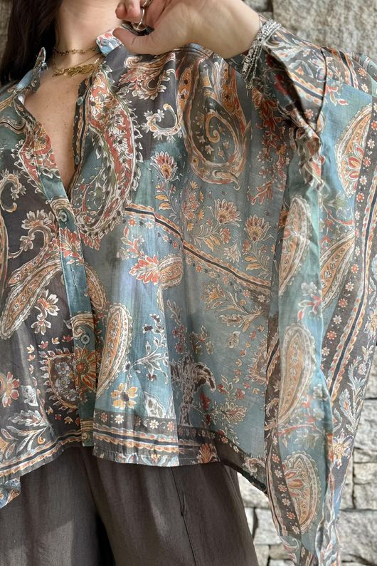 Seven Wonders Scarf Shirt B /9=