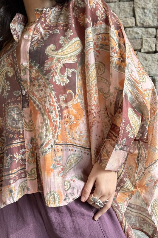 Seven Wonders Scarf Shirt F /9=