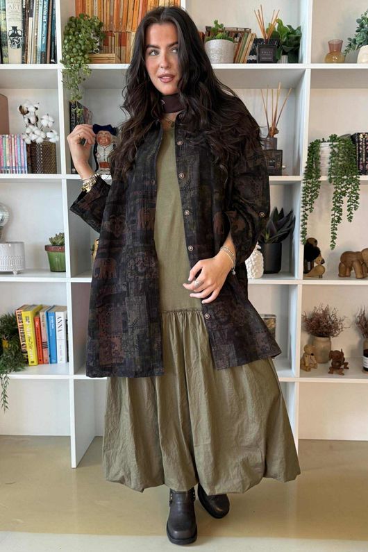 Shangri-La Longline Pocketed Shirt Jacket 2 