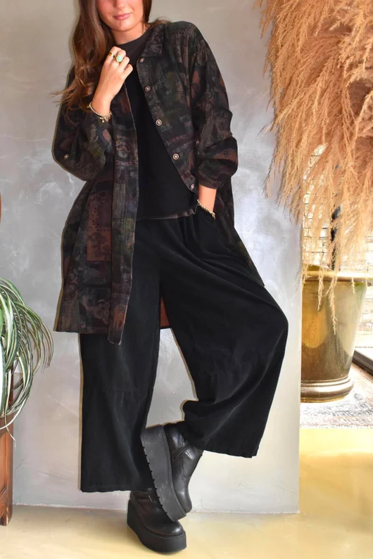 Shangri-La Longline Pocketed Shirt Jacket 2 