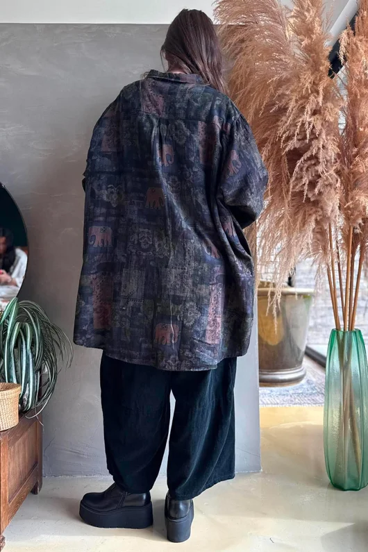 Shangri-La Longline Pocketed Shirt Jacket 2 
