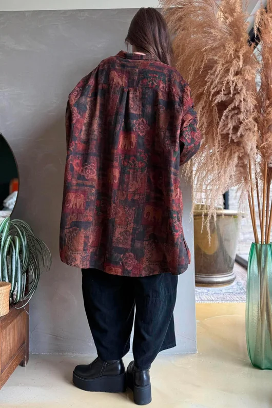 Shangri-La Longline Pocketed Shirt Jacket 3 