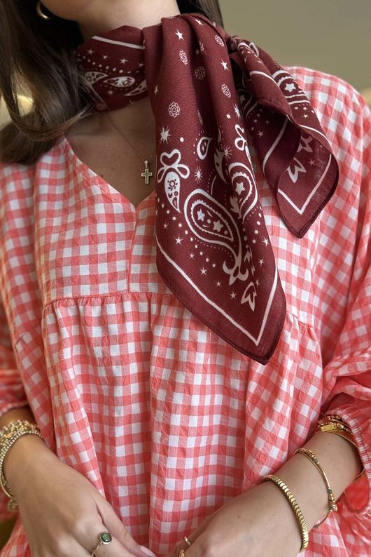 Sloane Star Classic Bandana Burgundy /10=