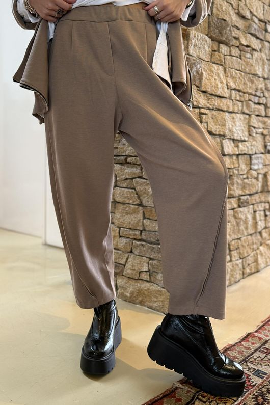 Sola Smart Tech Barrel Pant Mocha 
