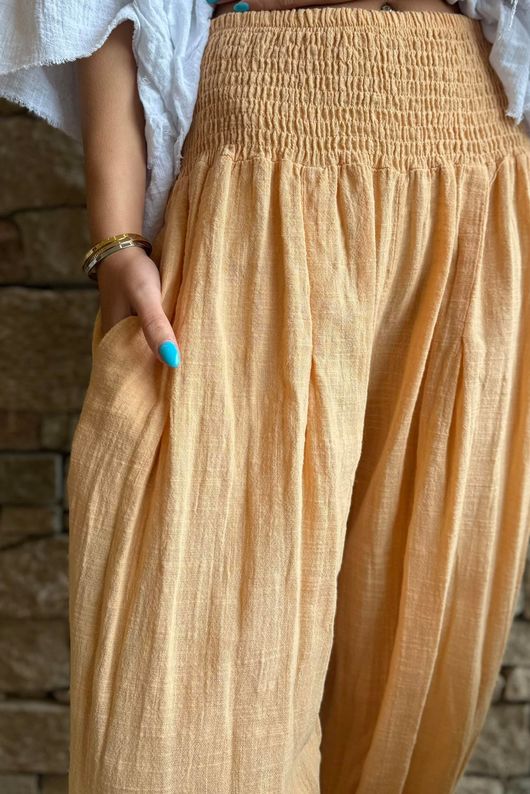 Sundaze Cheesecloth Bloomer Pant Tuscan Sun
