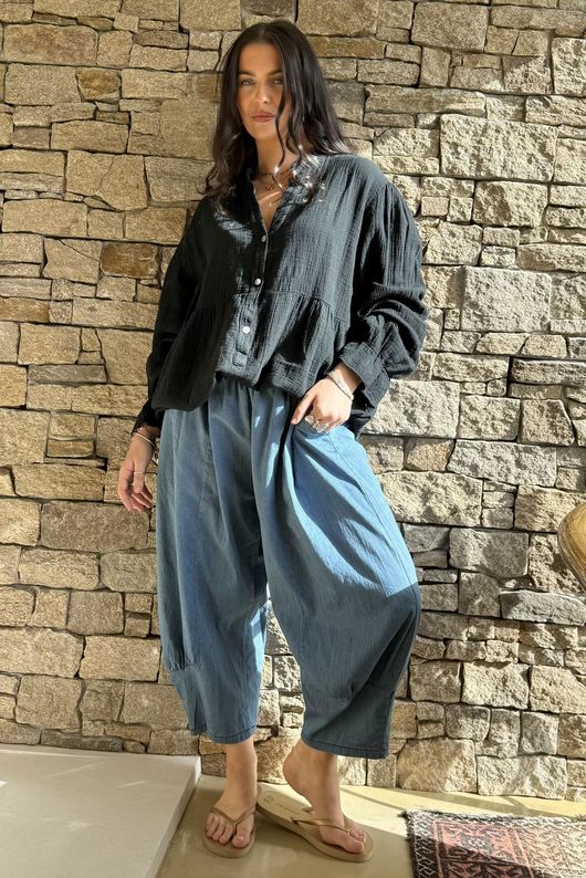 Suri Cushion Cotton Top Black