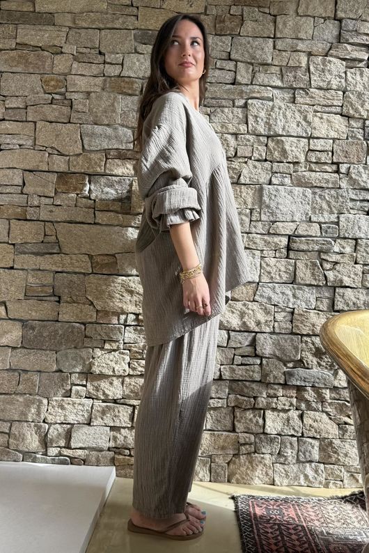 Suri Cushion Cotton Top Mocha