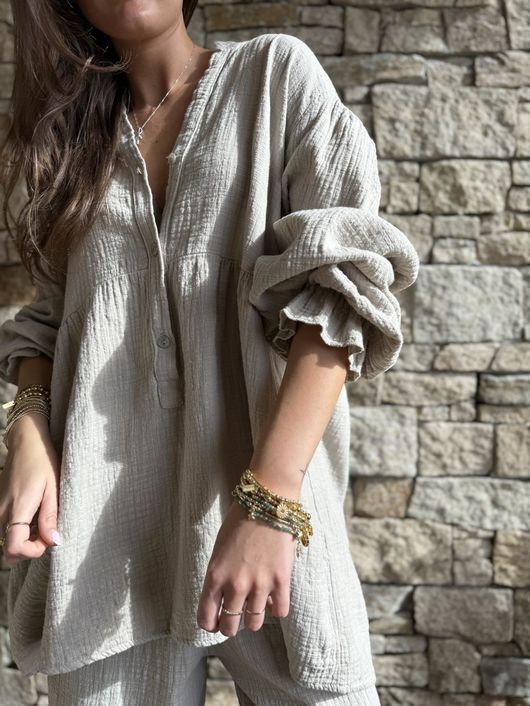 Suri Cushion Cotton Top Stone