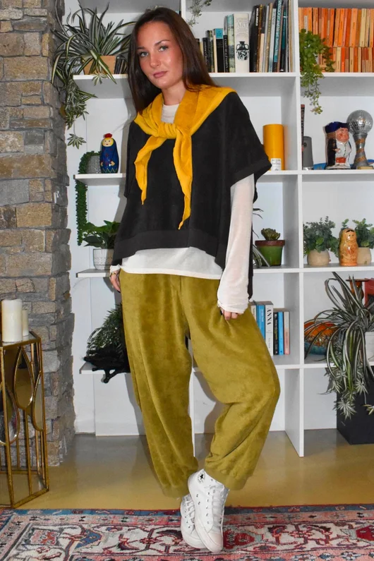 Terry B Relaxed Tapered Jogger Mucky Olive