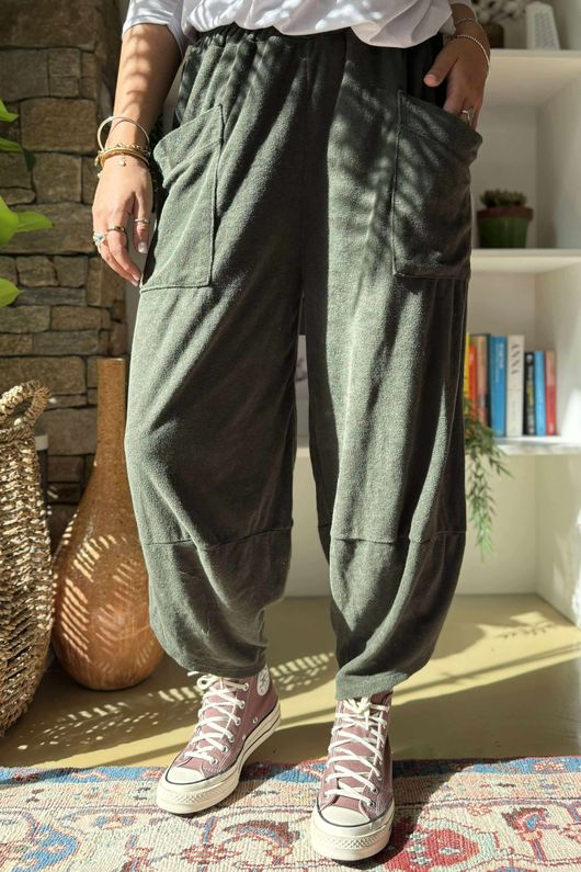 Terry Lite Shelby Pant Khaki