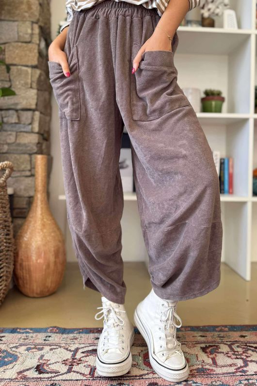 Terry Lite Shelby Pant Mocha /14 =