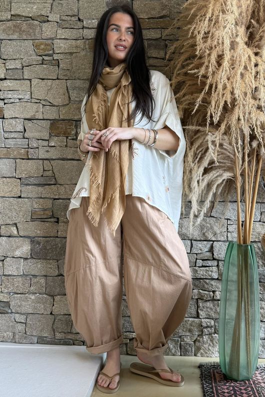 The Beach Front Paisley Shirt White /46=