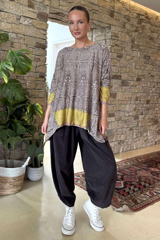 The Classic A Line Fine Knit Retro Chocolate 