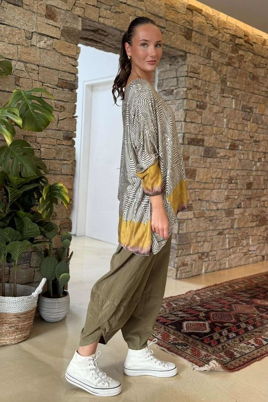 The Classic A Line Fine Knit Retro Khaki
