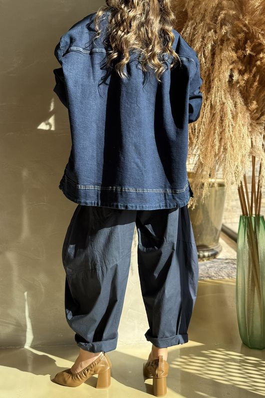 Dutton Denim Shacket Dark 