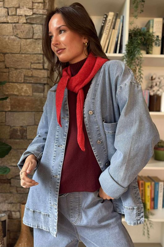 Dutton Denim Shacket Light