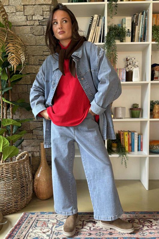 Dutton Denim Shacket Light