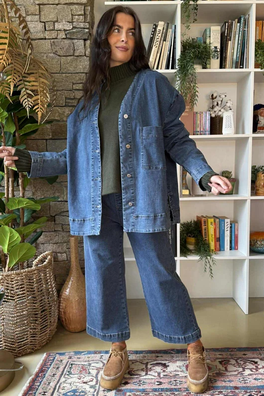Dutton Denim Shacket Mid 
