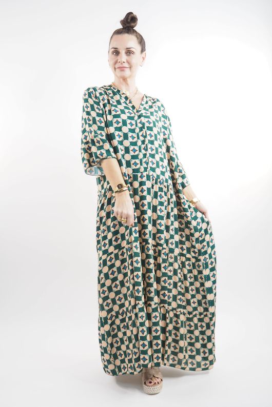 The Hackney Marrakesh Maxi Dress Lagoon 