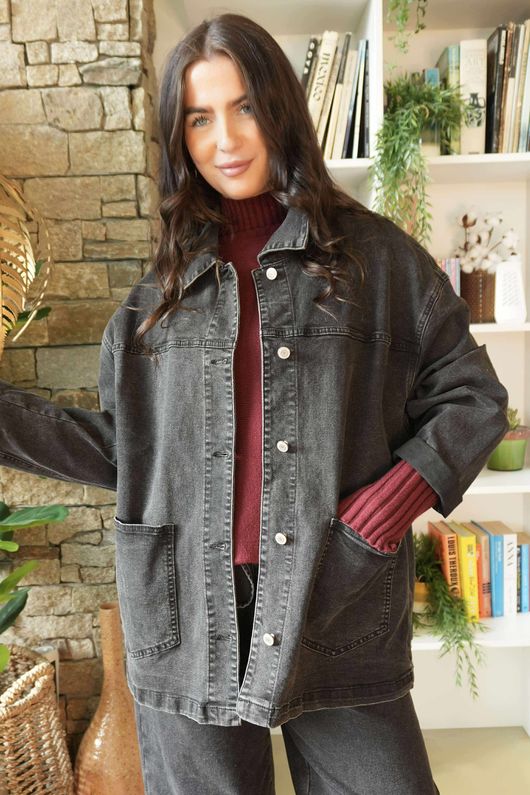 The Madison Denim Jacket Black 