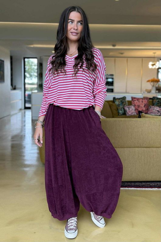 The Terry B Bloom Pant Beetroot