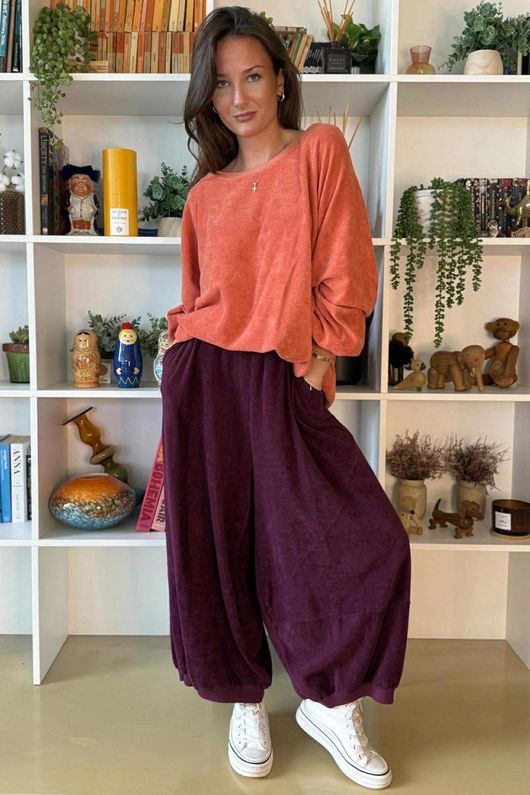 The Terry B Bloom Pant Beetroot