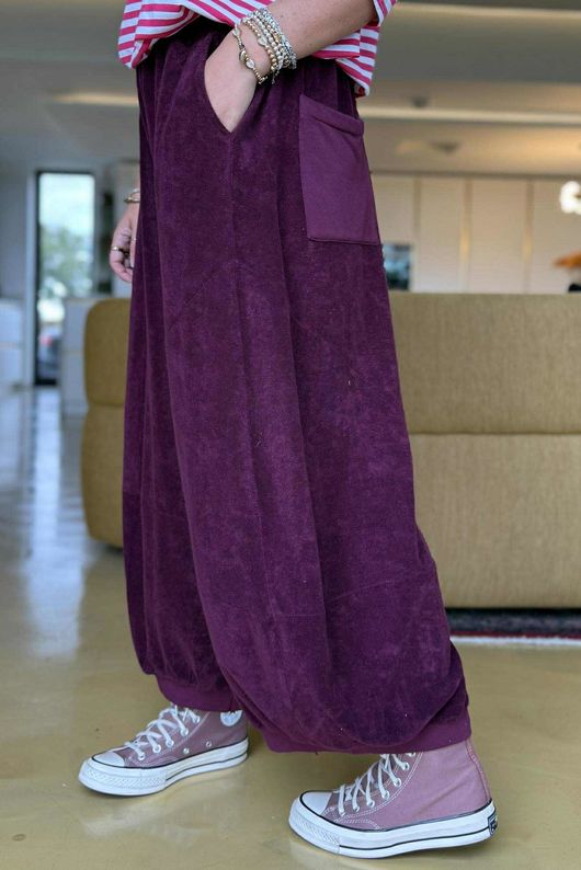 The Terry B Bloom Pant Beetroot