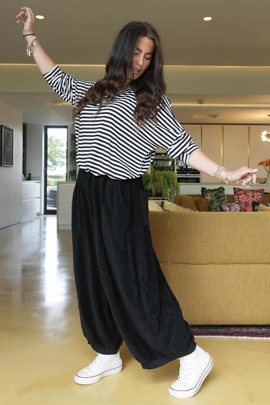 The Terry B Bloom Pant Black