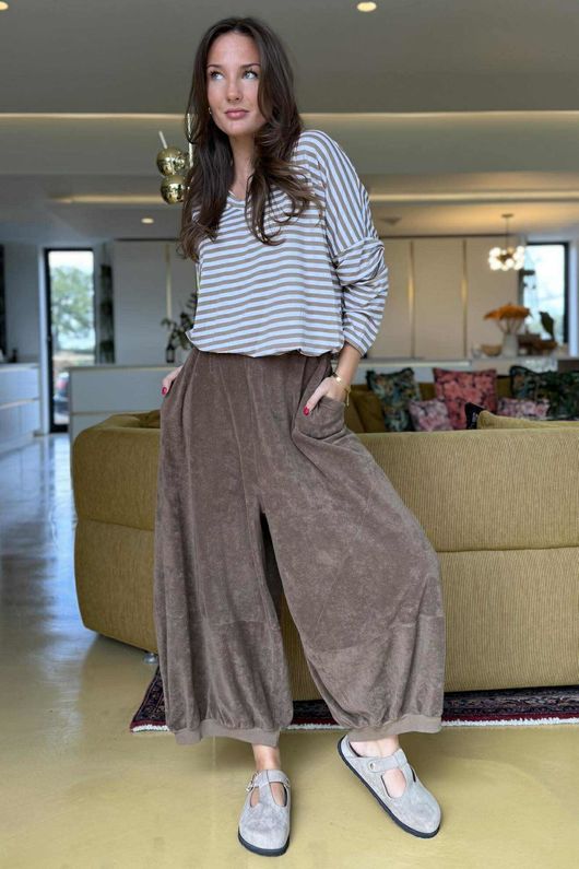 The Terry B Bloom Pant Saddle