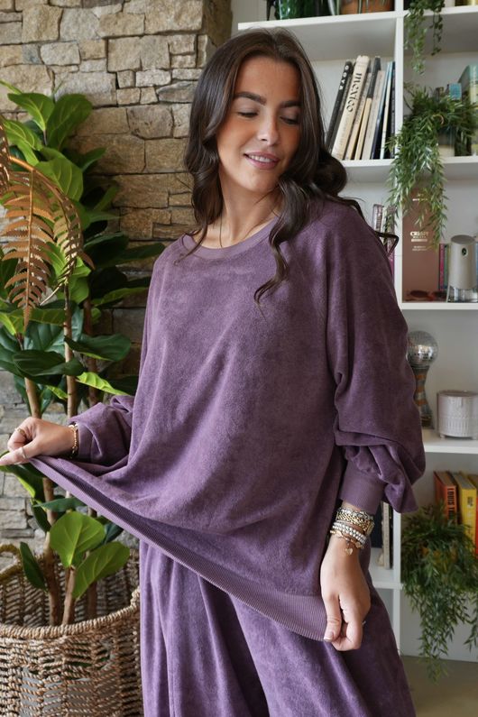 The Terry B Classic Sweatshirt Dewberry 