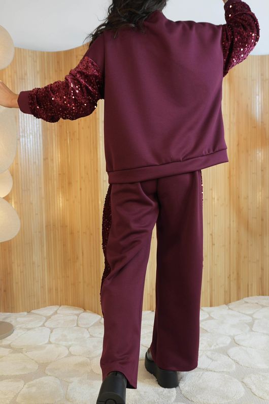 Trinny Sweatshirt Burgundy