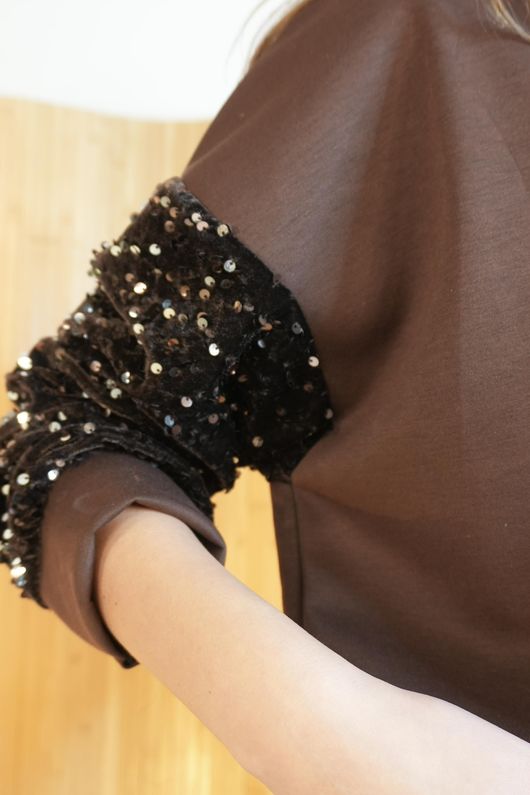 Trinny Sweatshirt Chocolate