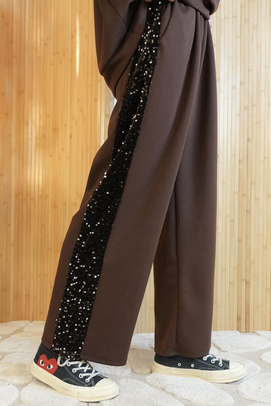 Trinny Wide Leg Pant Chocolate /11=
