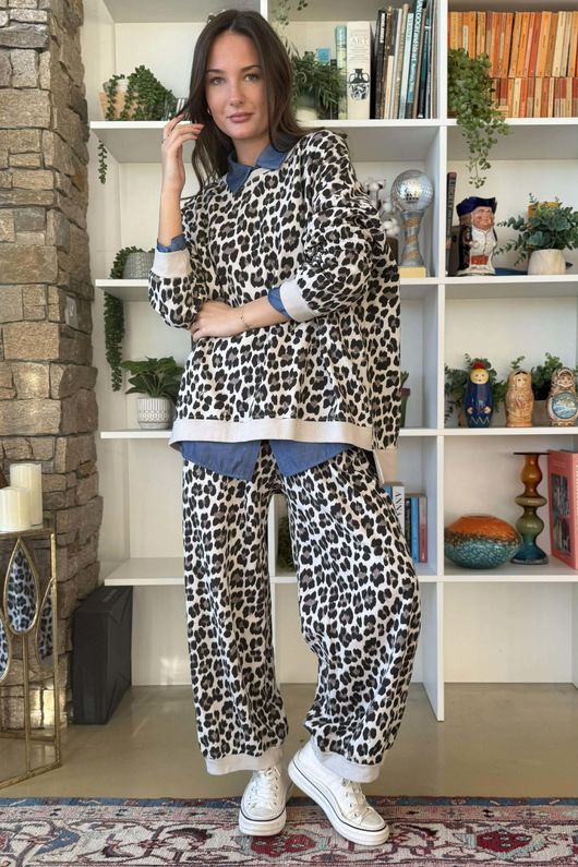 Untamed Classic High Low Sweatshirt Stone 