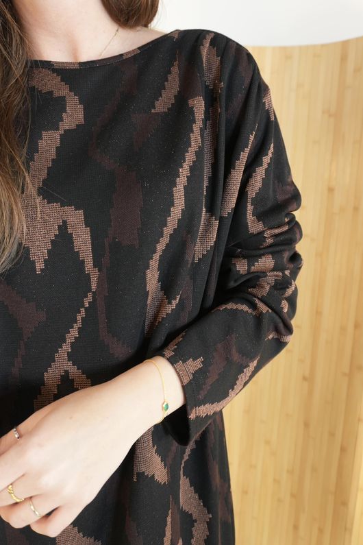 Vergara Lurex Top Chocolate /10=