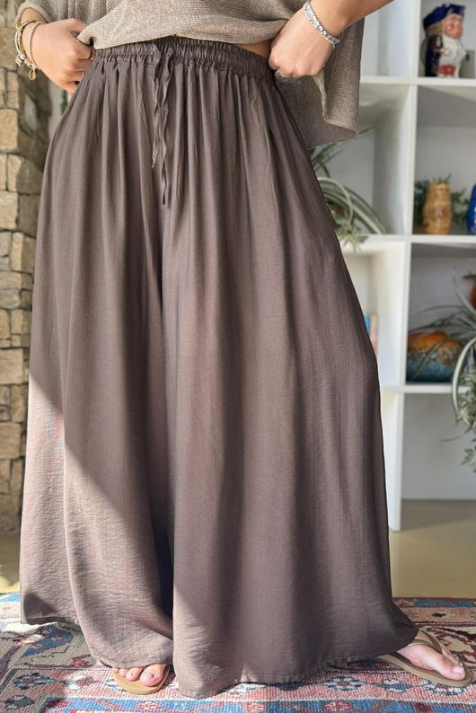 Vince Classic Palazzo Pant Chocolate