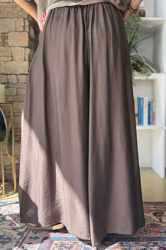 Vince Classic Palazzo Pant Chocolate