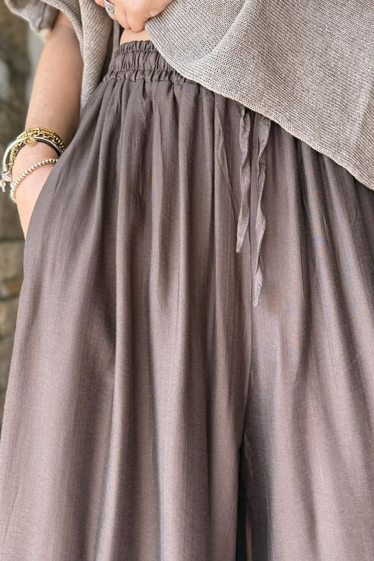 Vince Classic Palazzo Pant Chocolate