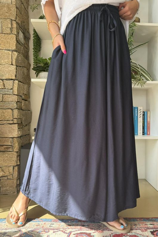 Vince Classic Palazzo Pant Navy