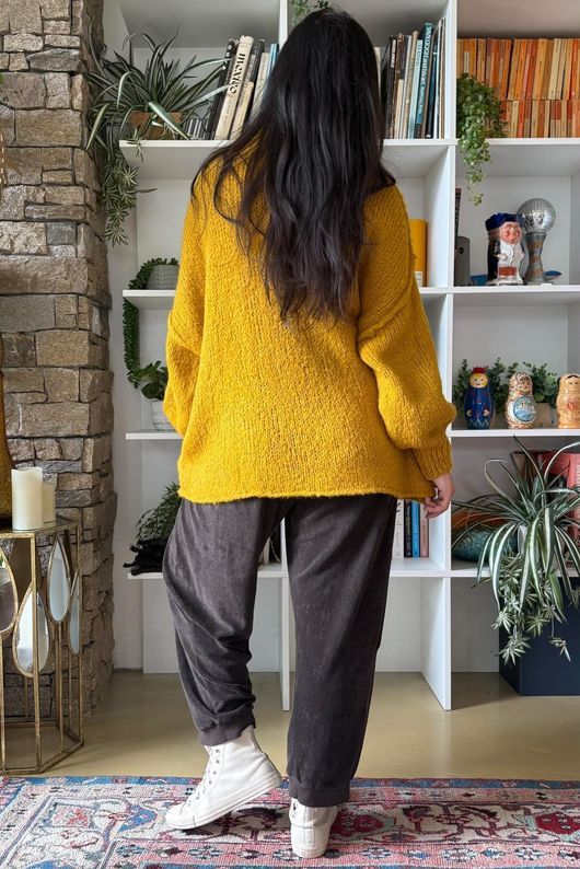 Winnie Oversized Knit Dijon